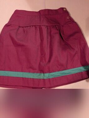 Magenta Skirt with Teal Accent Girl Size 6 X